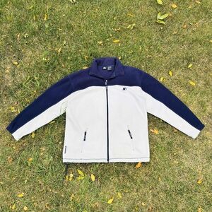 Vintage starter Zip-Up Fleece Jacket